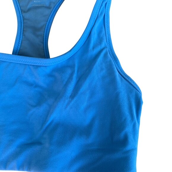 TORY BURCH SPORT Blue Racerback Sports Bra Size X Small - Picture 3 of 6